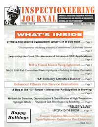 November/December 1995 Inspectioneering Journal