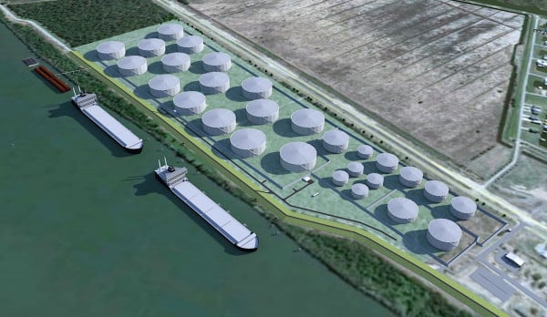 Construction Begins on $930 Million Oil Terminal in Plaquemines Parish, Louisiana