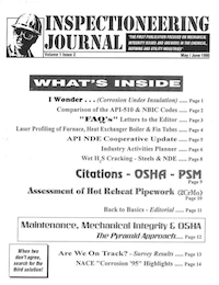 May/June 1995 Inspectioneering Journal