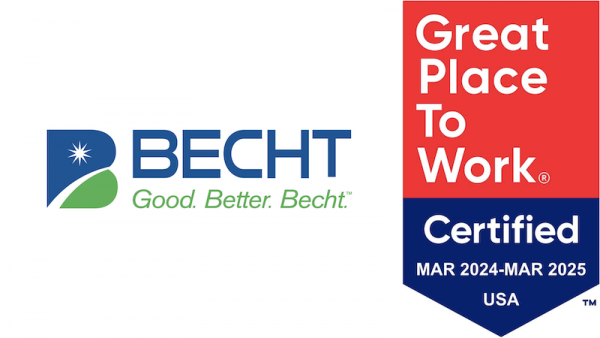 Becht Earns Great Place To Work® Certification for Exceptional Workplace Culture