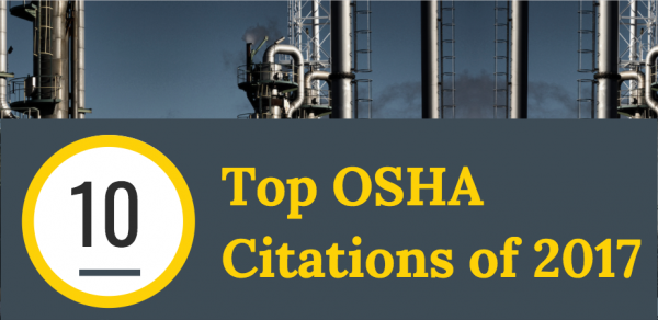 OSHA Releases List of Top 10 Violations for 2017