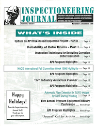 November/December 1996 Inspectioneering Journal