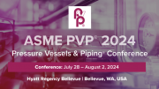 2024 Pressure Vessels & Piping (PVP) Conference