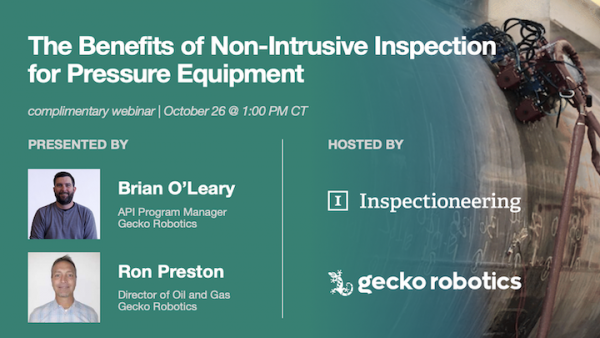 The Benefits of Non-Intrusive Inspection for Pressure Equipment