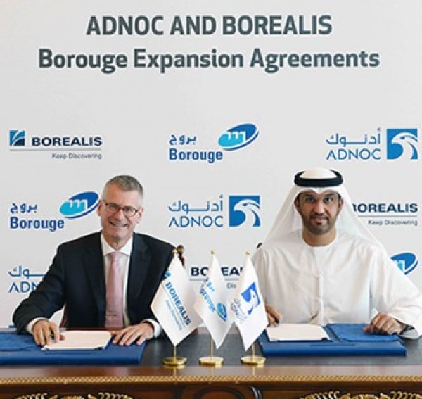 Borealis and ADNOC Sign $6.3 Billion Strategic Partnership to Expand Borouge Facility