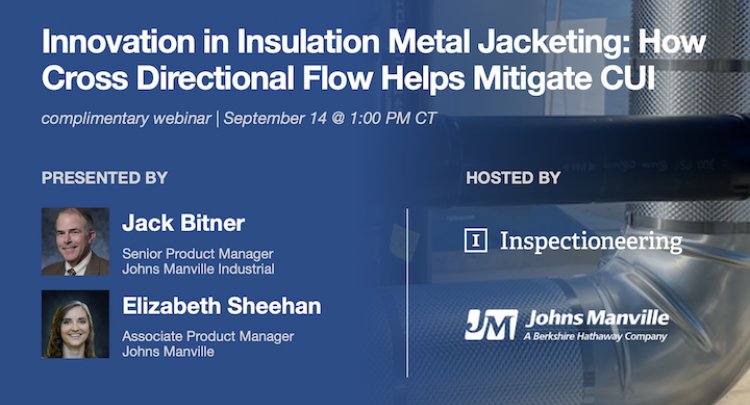 Innovation in Insulation Metal Jacketing: How Cross-Directional Flow Helps Mitigate CUI
