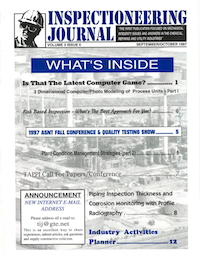 September/October 1997 Inspectioneering Journal