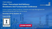 15th Edition Chem / Petrochem And Refinery Shutdowns And Turnarounds Conference