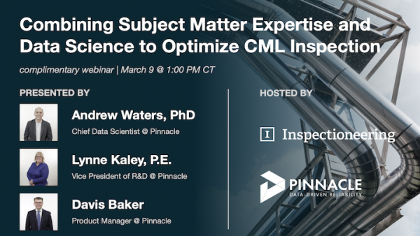 Combining Subject Matter Expertise and Data Science to Optimize CML Inspection