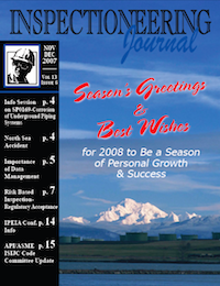 November/December 2007 Inspectioneering Journal