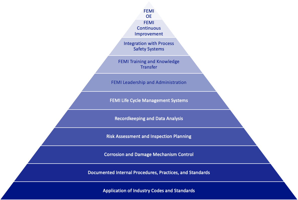 Figure 1. The FEMI Pyramid of Management Systems to Achieve FEMI Operational Excellence 